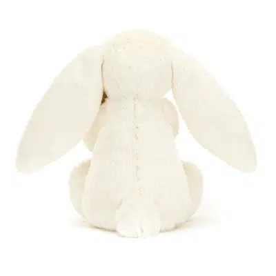 Jellycat Bashful Bunny with Pencil back