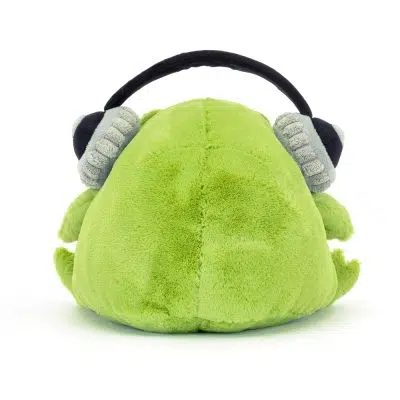 Jellycat Ricky Rain Frog Headphones back