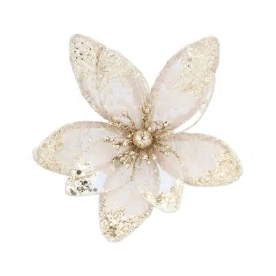 Gisela Graham Polyester Clip on Flower