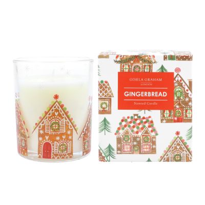 Gisela Graham Boxed Scented Candle 7cm – Gingerbread House