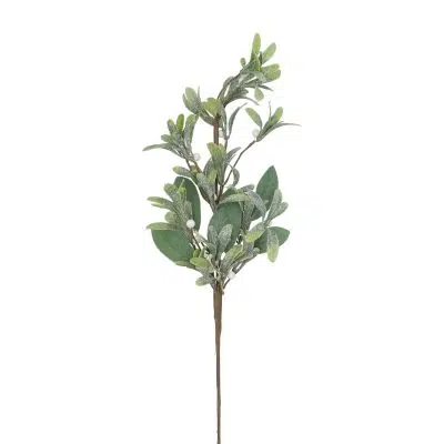 Gisela Graham Branch 62cm – Two Tone Green Leaf