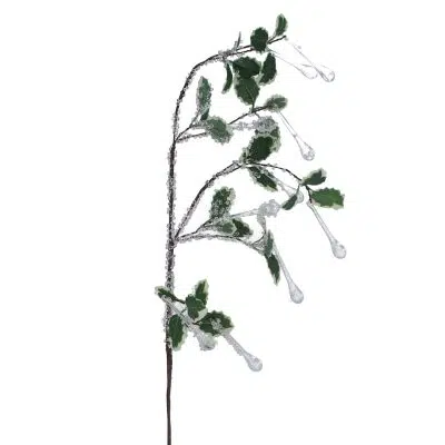 Gisela Graham Branch 65cm – Frosted Raindrop