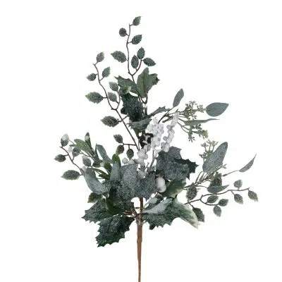 Gisela Graham Spray 58cm – Holly/Foliage