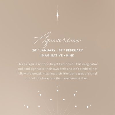 Katie Loxton Jewellery Box Aquarius