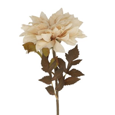 Gisela Graham Stem – Antique Cream Dahlia