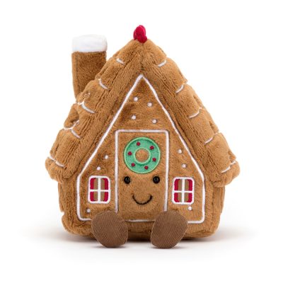 Jellycat Amuseables Gingerbread House front