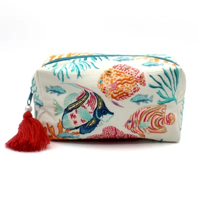 House of Disaster Coral Fish Cosmetic Bag