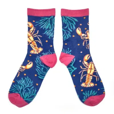 House of Disaster Coral Lobster Socks
