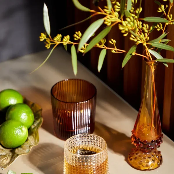 The Lola Revolving Rocks Glass - Set of 2 lifestyle