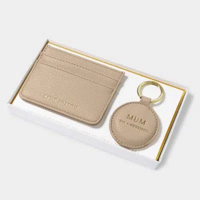 Katie Loxton Keyring & Card Holder Set 'Mum'