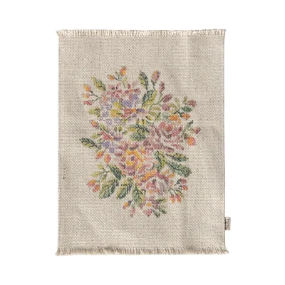 Maileg Rug, Flowers - Large