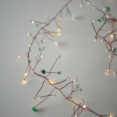 Lightstyle Green Gems & Pearls LED garland