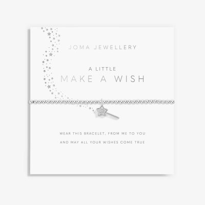 Joma Jewellery Children's A Little 'Make A Wish' Bracelet