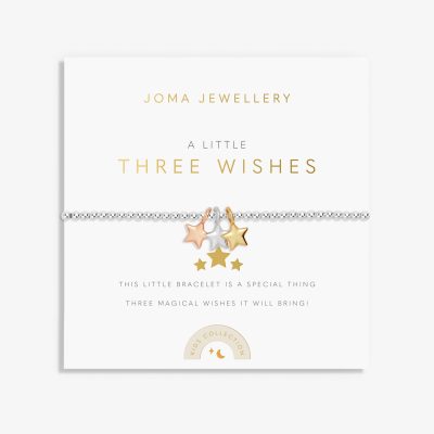 Joma Jewellery 'Three Wishes' Kids' A Little Bracelet