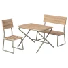 Maileg Miniature garden set - Table with chair and bench