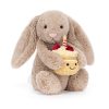 Jellycat Bashful Beige Birthday Bunny main