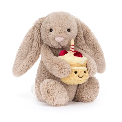 Jellycat Bashful Beige Birthday Bunny main