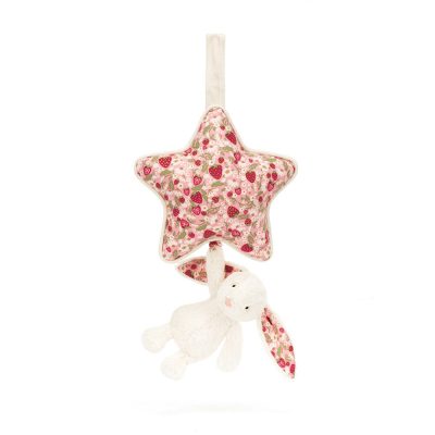 Jellycat Blossom Cream Bunny 'Berry' Musical Pull main