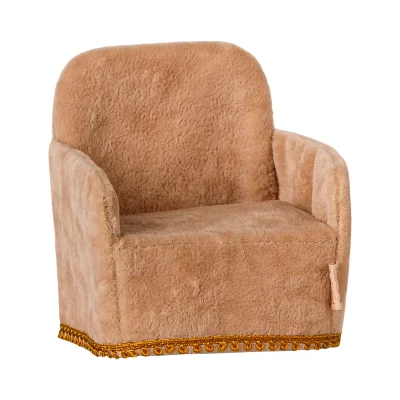 Maileg Folding chair, Mouse - Powder