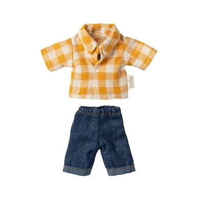 Maileg Dad mouse Yellow Shirt