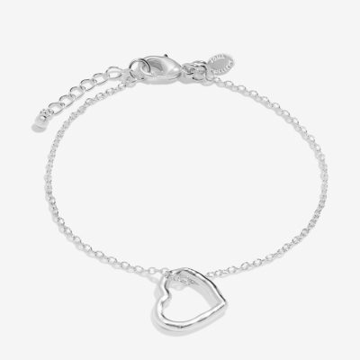 Joma Jewellery style stories Heart Silver Bracelet