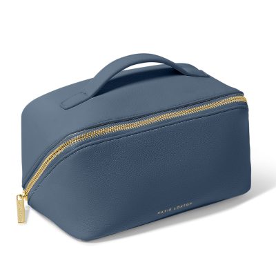 Katie Loxton Medium Make Up / Wash Bag Navy