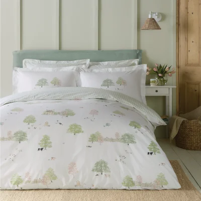 Sophie Allport Spring Cottage Green Bedding Set