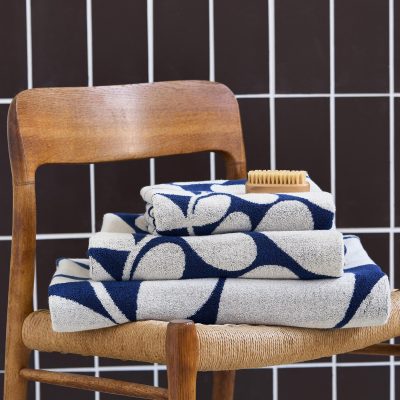 Orla Kiely Sycamore Stripe Dusk Blue Stack
