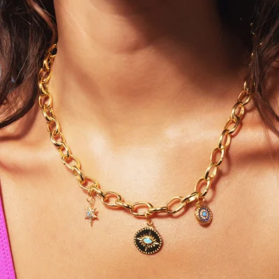 Ashiana Vanya charm on model at Maison White