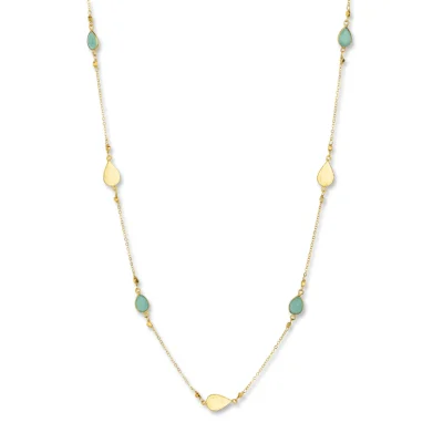 Carmel Necklace Aqua Chalcedony hero