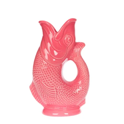 Gurgly Small Glug Jug Coral Pink
