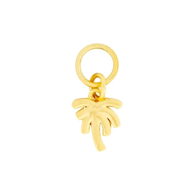 Palma Gold Charm on white background - Ashiana at Maison White