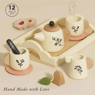 Le Toy Van Wooden Tea Set & Tray