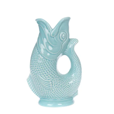 Gurgly Small Glug Jug Duck Egg Blue