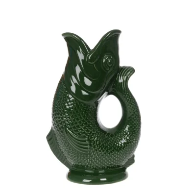 Gurgly Small Glug Jug Woodland Green