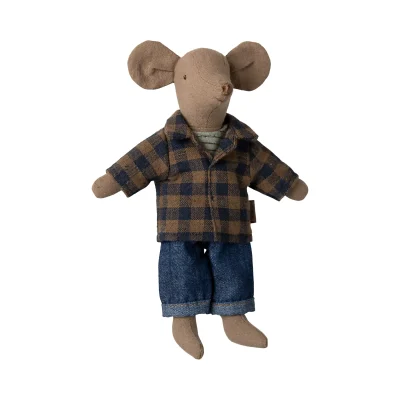Maileg Dad mouse - Light brown