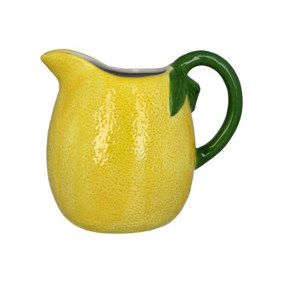 Gisela Graham Lemon Ceramic Pitcher Jug