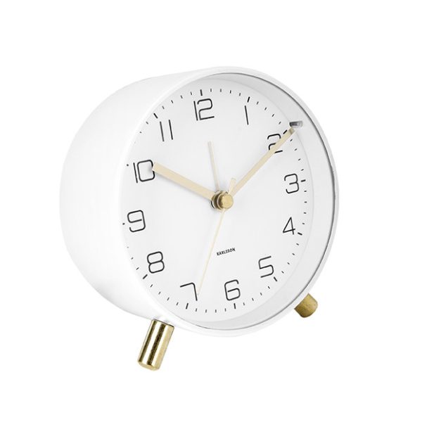 Karlsson Alarm Clock Lofty White