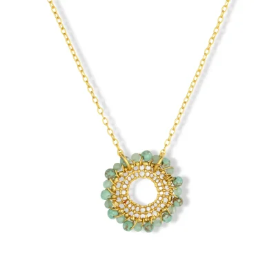 Ashiana Nelly necklace on white background at Maison White