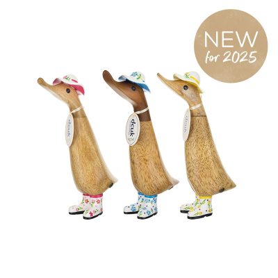 dcuk British Flower Hat and Boots Duckling