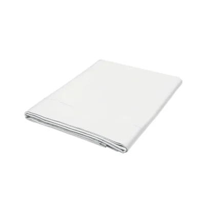 Bedeck of Belfast Fine Linens 400 Thread Count Sateen Flat Sheet - White