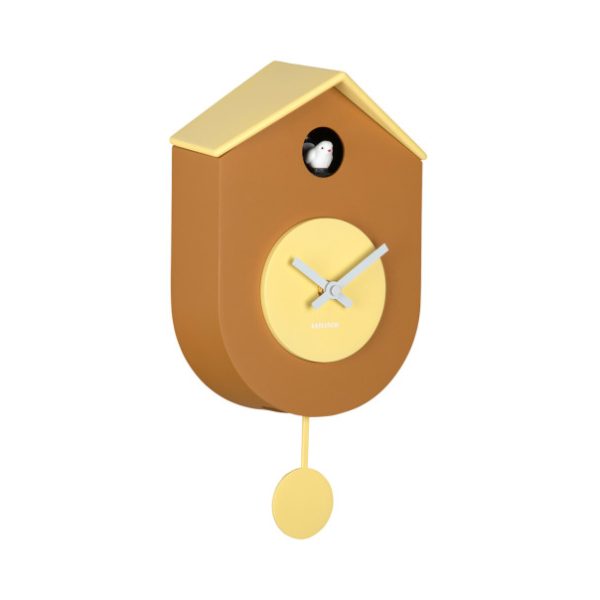 Karlsson Wall Clock Grato Ochre Yellow