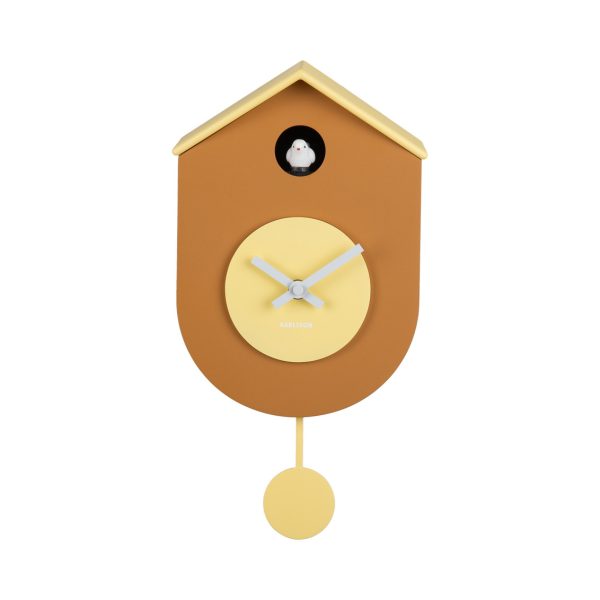 Karlsson Wall Clock Grato Ochre Yellow