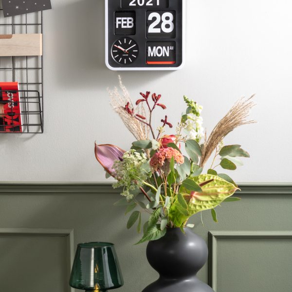 Karlsson Wall Clock Mini Flip White lifestyle