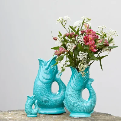 Gurgly Small Glug Jug Aqua lifestyle