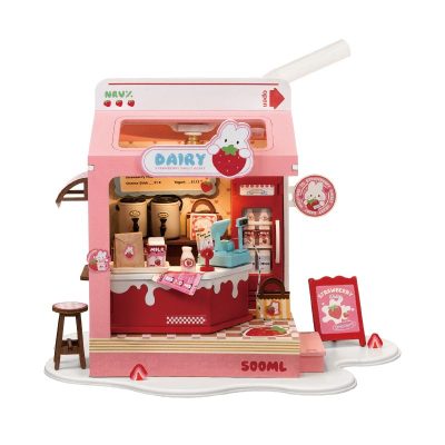Rolife DIY Miniature House - Strawberry Milk Box