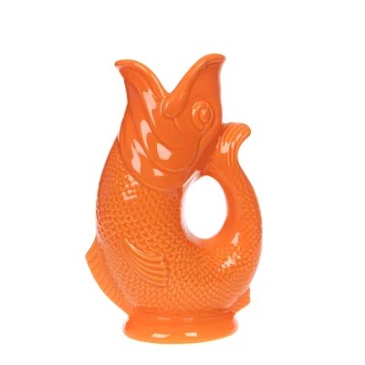 Gurgly Small Glug Jug Orange