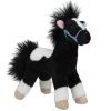 Miss Melody Plush Horse Black White 18 cm