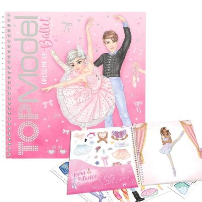 TOPModel Dress Me Up Stickerbook BALLET