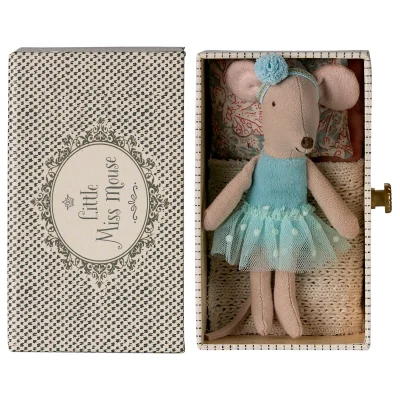 Maileg Dance mouse in daybed, Little sister